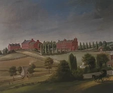 Georgetown College Georgetown University Art Collection Lithograph 19” x 19”