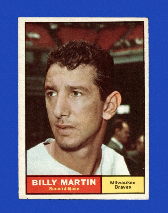 1961 Topps Set-Break # 89 Billy Martin VG-VGEX (crease) *GMCARDS*