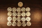 1963-D 50C Franklin Half Dollar Original Roll, 20 Coins Choice to Gem BU, Nice!