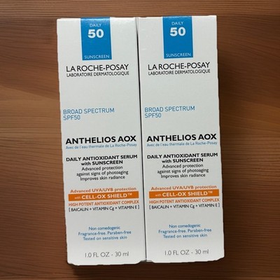 La Roche Posay Anthelios AOX Daily Antioxidant Serum SPF 50  2 PACK 1.0 fl oz ea