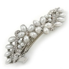 Braut Hochzeit Abschlussball silberfarbene Gl...
