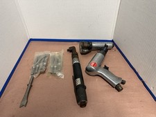 Air Tool Lot Air Hammer Air Ratchet Cut Off Tool Chisels Untested