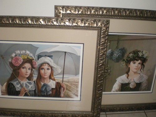 Lot 2 Pati Bannister signiert nummeriert Litho Sonnenschirme September Ernte - Bild 1 von 11