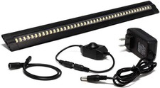 13 Inch LED under Cabinet Lighting, 12V 5W Ultra Thin Plug in Counter Light, Dim