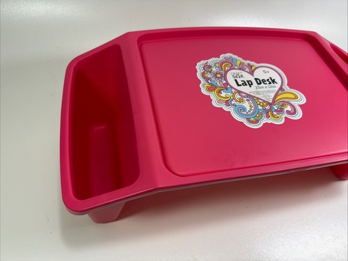 Craft Gear Rosa Kinder Schoß Schreibtisch Tabletts mit Aufbewahrung für kreatives Lernen 5+ 23x12" - Bild 4 von 8