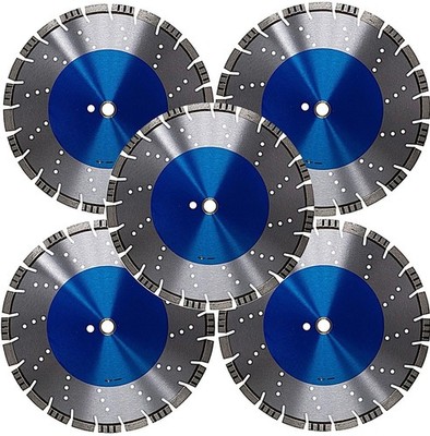 5 PC Saw Blade All Pro Cutting Segmented Concrete Wet And Dry 18'' x .165'' x 1
