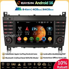 8-Kern Android 16 Autoradio GPS DAB+CarPlay 4G Mercedes CLC/G/C Klasse W203 W463 8-Kern Android 16 Autoradio GPS DAB+CarPlay 4G Mercedes CLC/G/C Klasse W203 W463