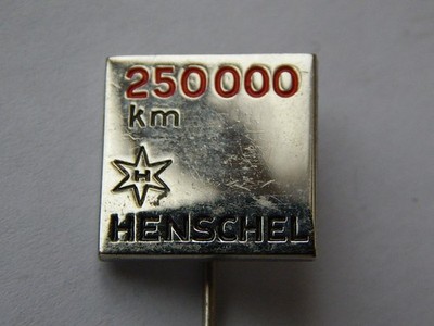 Henschel Anstecknadel für 250.000 km 800 punziert J. Preissler