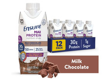 Ensure Max Protein Shake, 30g Protein, Milk Chocolate, 11 fl oz, 12 Pack