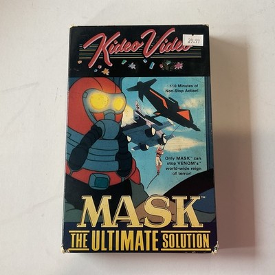 MASK The Ultimate Solution 134 (1985) VHS Kideo Video Animation Rare 110 minutes