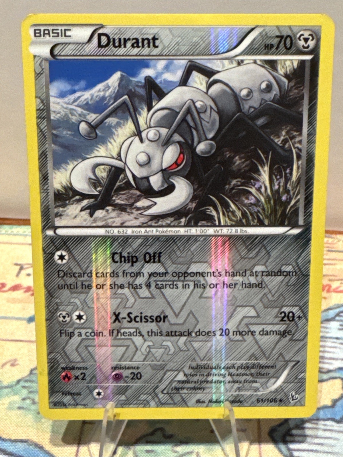 Durant 61/106 Flashfire Reverse Holo