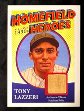 2026 HA Homefield Heroes HH-TL Tony Lazzeri Ebbetts Field Stadium Seat Relic /25