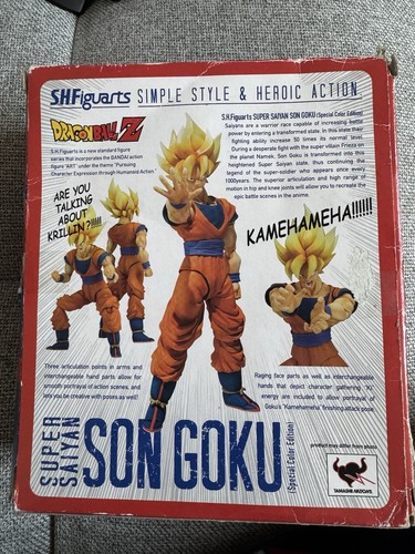 SDCC 2011 Sh Figuarts Super Saiyan Son Goku Colores Especiales Dragon Ball Z - Imagen 2 de 9
