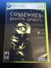 Condemned: Criminal Origins (CIB) for Xbox 360