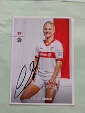 Autogrammkarte VFB Stuttgart Leonie Maier