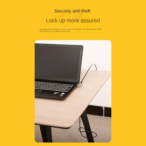 Computer Lock Laptop Lock Suitable for 6mmx2.5mm Lock Hole for Laptop6042 - Afbeelding 8 van 10