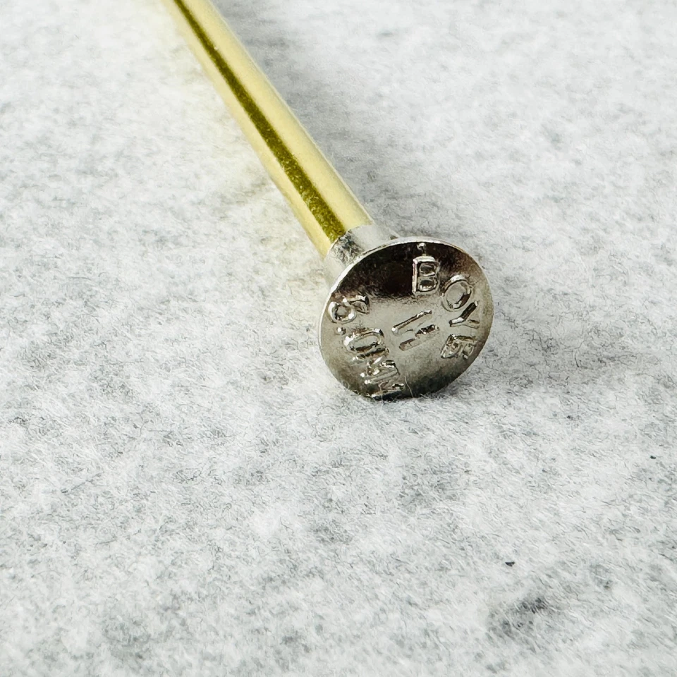 Gancho de ganchillo tunecino cabeza cónica boye talla H 5 mm 14 pulgadas de largo Foto 4 de 4