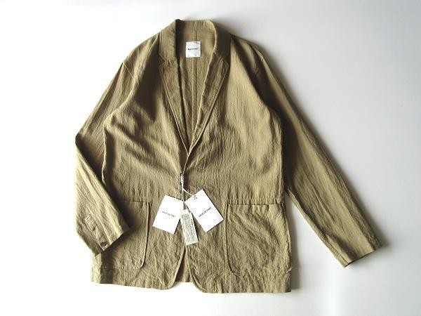 ジャケット・アウター SAGE DE CRET cotton linen field jacket Field jacket in green washed cotton / linen – No Man Walks Alone