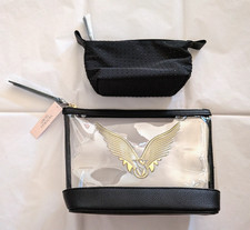 Victoria's Secret Fashion Show 2025 Cosmetic Case Set Makeup Bag Gold Wing Logo