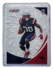 2021 Panini Chronicles - Clear Vision Rookies Rhamondre Stevenson #CVR-30 Red...