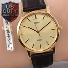 Vintage 1996 ”MINT” Seiko Spirit 7N01-7060 Gold Round Quartz Mens Watch JAPAN