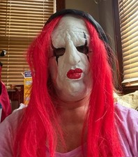 The Paper Magic Group Halloween mask Witch/Monster with red hair 1998