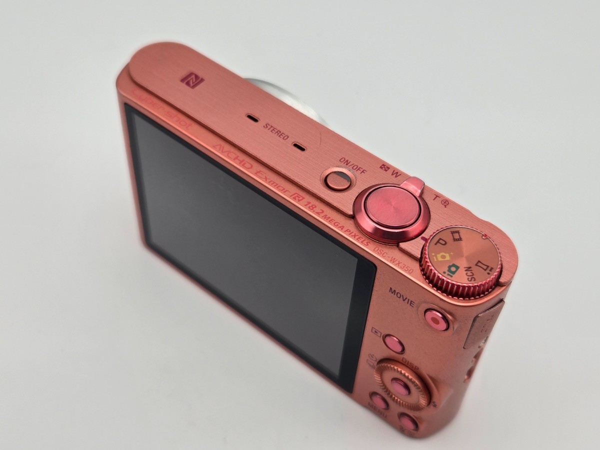 N.MINT/English OK] SONY Cyber-shot DSC-WX350 Pink Digital Camera