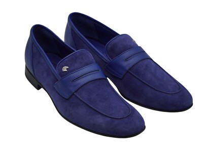 NWT STEFANO RICCI Leather Loafers  EAGLE Shoes Eu 40 Uk 6 Us 7  (SR2191)