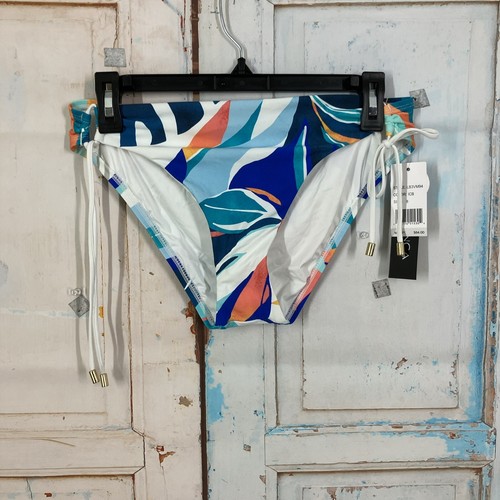 La Blanca Bikiniunterteil Krawatte seitlich Größe 8 Stil LB3VM94 geometrisches Design Multi Co