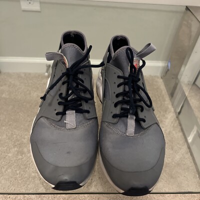 Nike Mens Air Huarache Run 819685-013 Gray‎ Running Shoes Sneakers Size 12 Nike Air Huarache Run Gray White Red 819685-013 Men main image 2