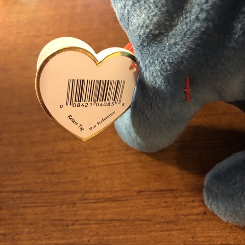 1995 Ty Beanie Babies Bronty Stuffed Animal - RARE - Picture 8 of 8
