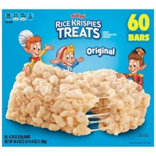 Kellogg's Rice Krispies Treats, 60 bars
