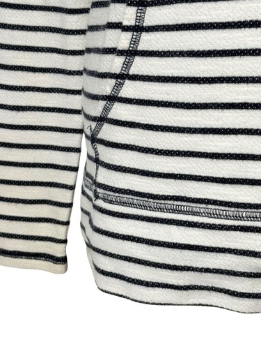 Suéter Talbots Para Mujer S Pequeño Manga Larga Cuello Simulado Rayas Pullover Bolsillo - Imagen 5 de 9