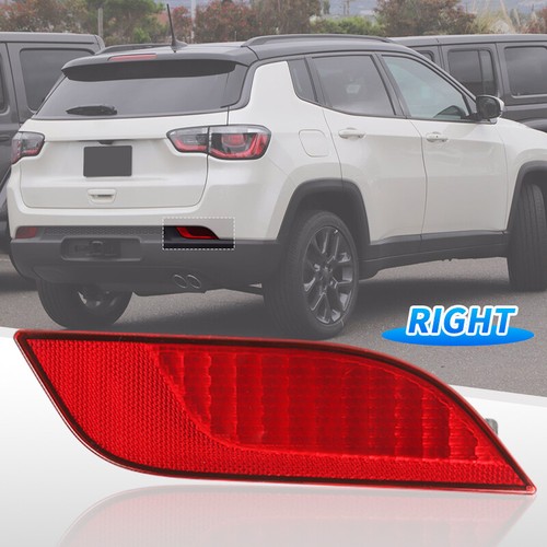 Luce fanale riflettore paraurti posteriore adatta per jeep compass 2017 2018 2019 2020 2021 - Foto 4 di 19