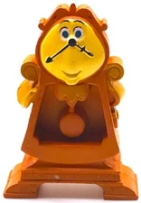 COGSWORTH Disney BEAUTY AND THE BEAST Clock PVC TOY Figure Playset 2" FIGURINE!