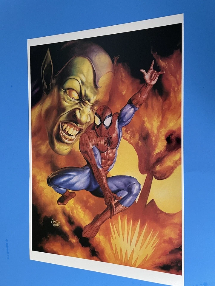 PÓSTER PIN UP MARVEL COMICS EL ASOMBROSO HOMBRE ARAÑA Y EL DUENDE VERDE NUEVO. Foto 2 de 3