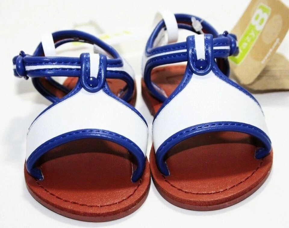 Sandalias azules Crazy 8 nuevas con etiquetas para niñas pequeñas talla 8 nuevas con etiquetas Foto 3 de 4