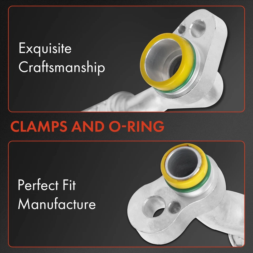 Manguera de línea de succión de refrigerante de aire acondicionado nueva para BMW X5 E70 2007 2008 2009 2010 L6 3,0 L Foto 3 de 4