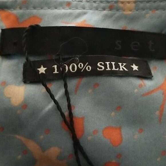 Set sparrow bird silk dress new Germany 6 eBay