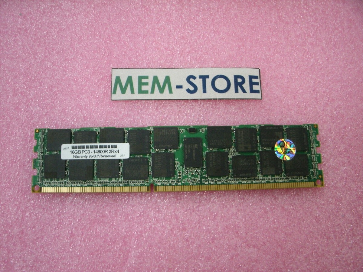 Barrette RAM DDR3 16GB PC3-14900R RDIMM ECC - A-Tech, équivalent Kingston, Neuve, 1866MHz
