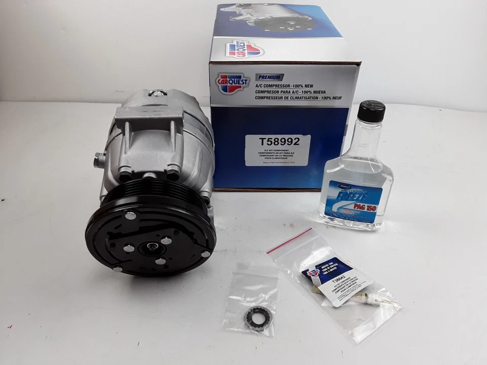 Compresor de aire acondicionado para Chevrolet, Oldsmobile, Buick 1997 1998 1999-2005 3,1 L 3,4 L Foto 4 de 4