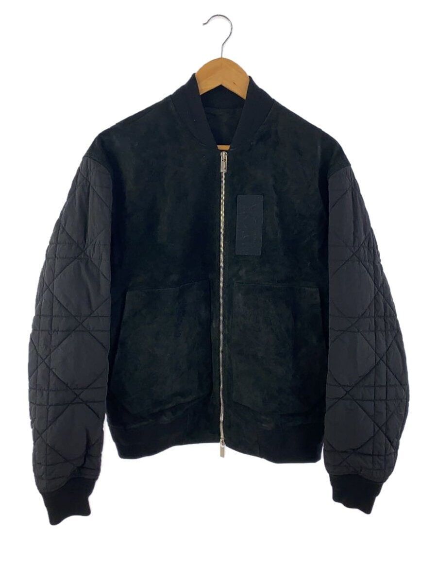Dior HOMME leather jacket varsity 46 suede Black Dior HOMME leather jacket varsity 46 suede Black
