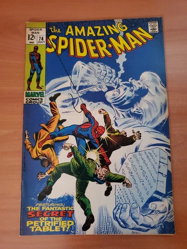 Amazing Spider-Man 74 FN to FN+ / (1969)  / Last 12 cent issue