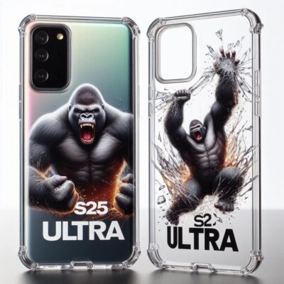 Bumper Case für Samsung S25 S23 S24 S22 Note20 Ultra Stoßfest Soft Cover
