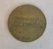 Chuck E. Cheese Showbiz Pizza 1990 Arcade Game Variety Token UNFISHED DONT LIST