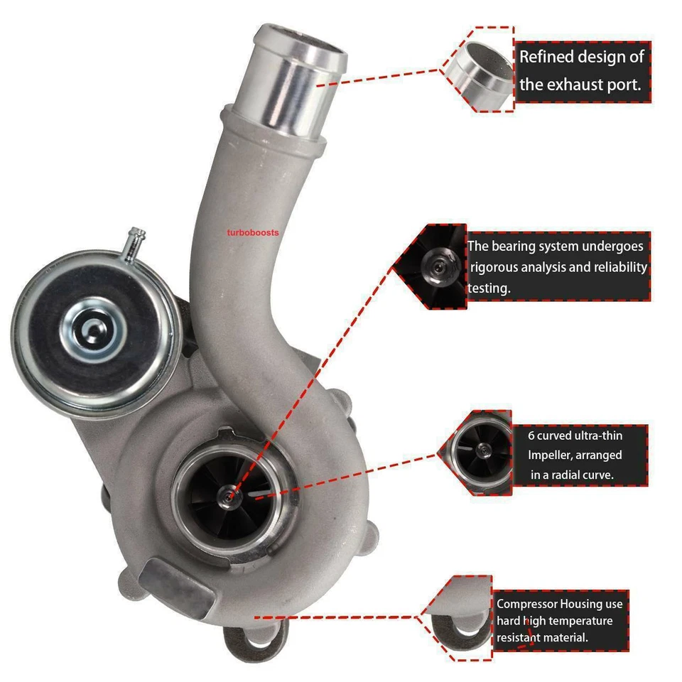 Left & Right Turbo Turbocharger for Ford Explorer Flex MKT MKS 3.5L V6 2010-2019 Foto 4 de 4