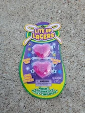 JaRu Lite Up Heart  Sneaker Shoe Accessory Lacers