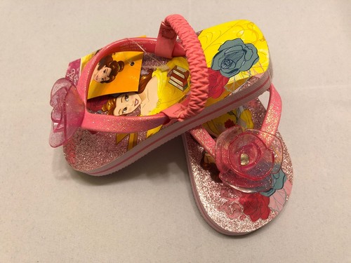 Disney Princess Girls Sandals Size Small 5-6 Beachwear Baby Toddlers - Picture 2 of 8
