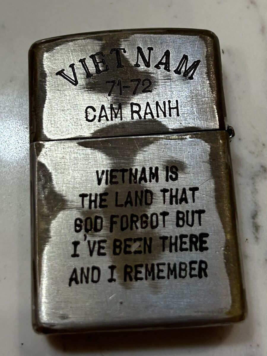 War Zippo - RARE USED 1971 ZIPPO LIGHTER - ORIGINAL VINTAGE
