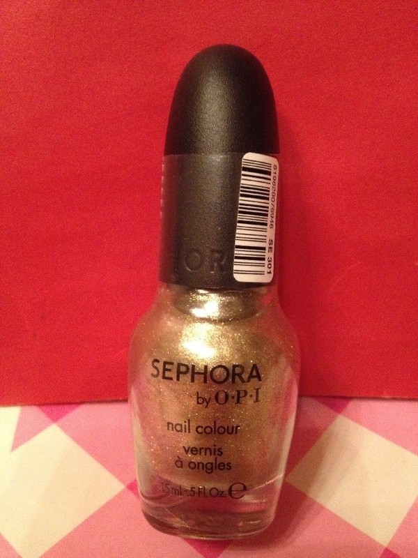 Sephora by OPI Nail Colour Discontinued #SE 301 Blasted Gold 15ml 0.5 oz Sealed